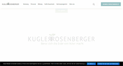 Desktop Screenshot of kugler-rosenberger.de